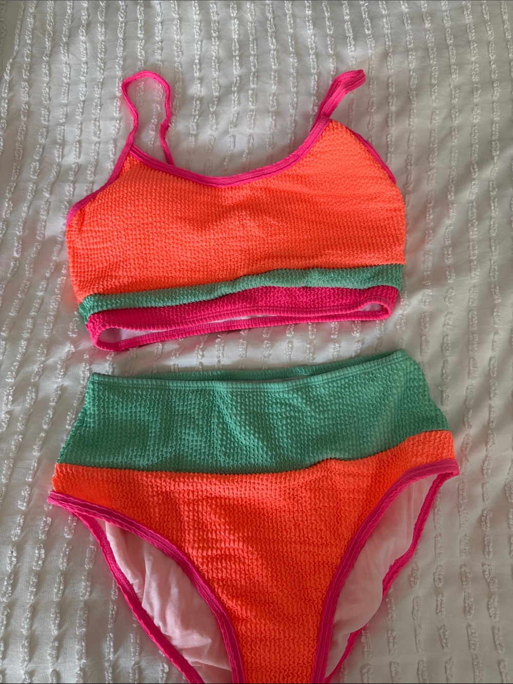 Pink Lily two piece bathing suit